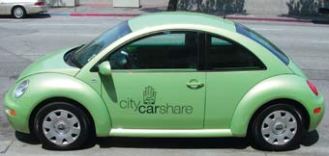 Local investment in carshare services to reduce parking requirements